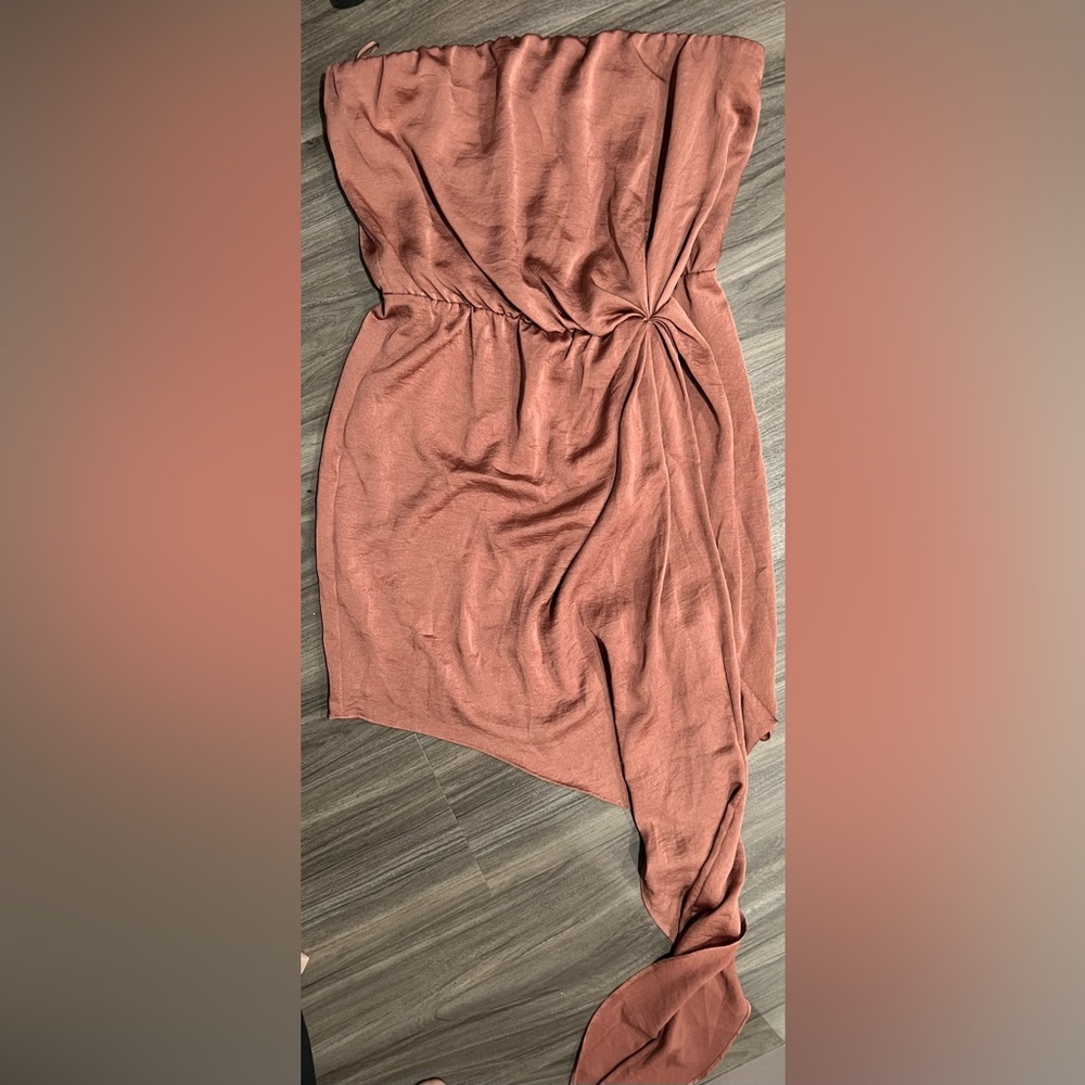 Express strapless dress